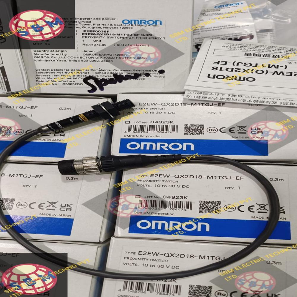 OMRON SPATTER PROOF METAL FACE SENSOR, E2EW-QX2D118-M1TGJ-EF