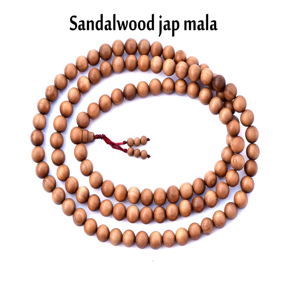 Yellow Sandalwood Prayer Beads