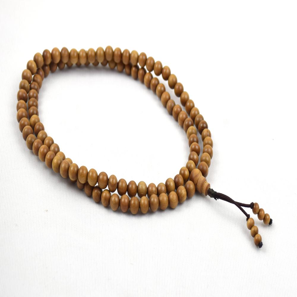 Yellow Sandalwood Prayer Beads