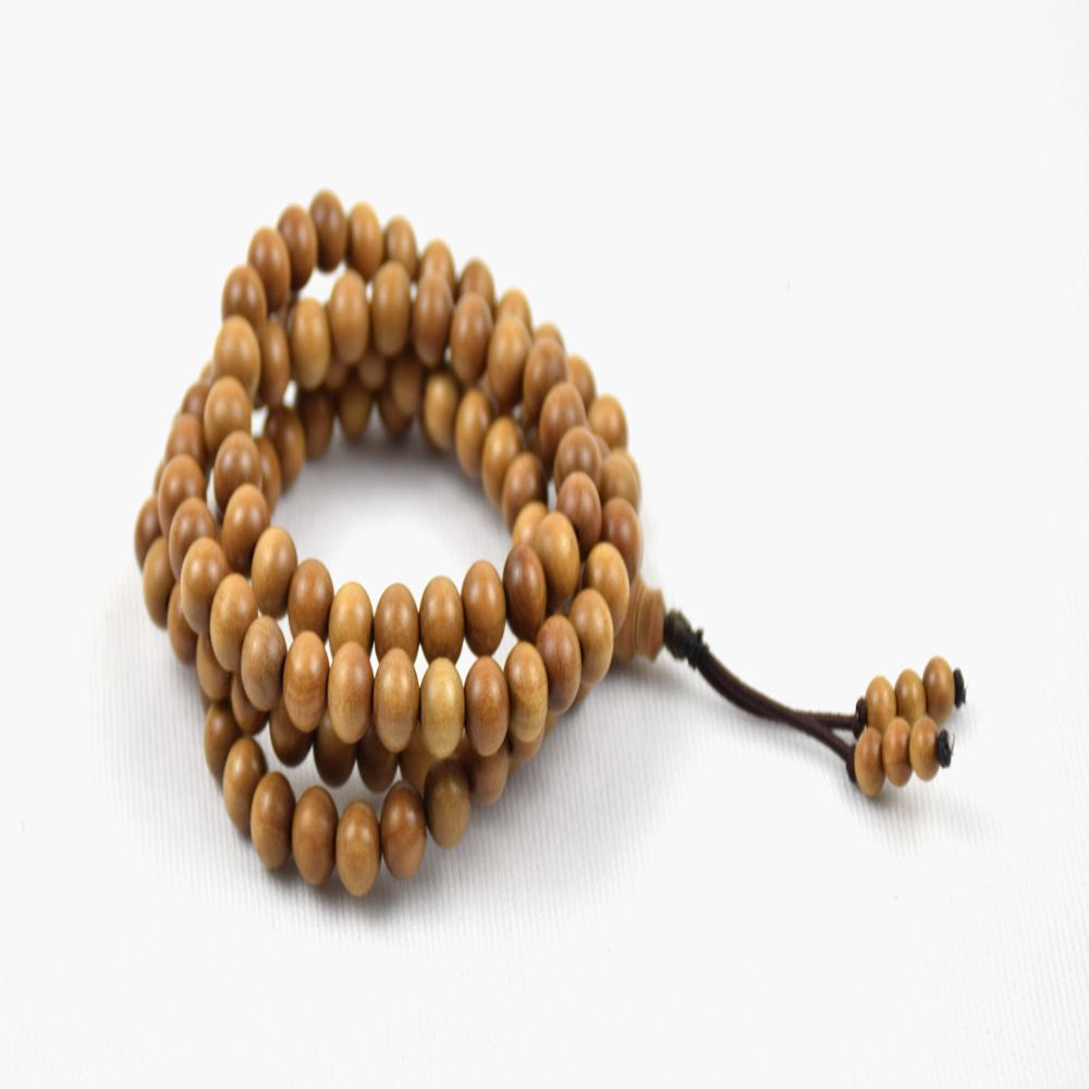 Yellow Sandalwood Prayer Beads