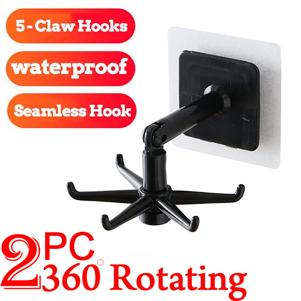 360 Rotatable Hooks For Hanging (Pack Of 2) (Brown Box) - Application: As Per Product Requirement