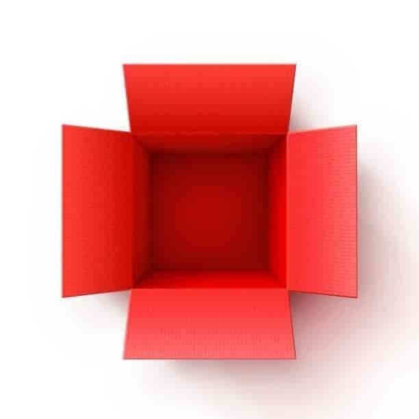 Cardboard Red 5 Ply Corrugated Box
