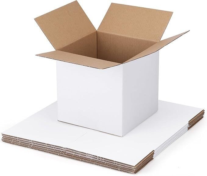 Cardboard White Duplex Corrugated Box
