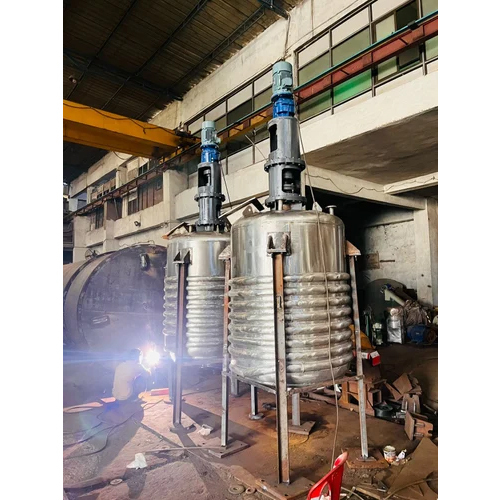 Stainless Steel Limpet Coil Reaction Vessel