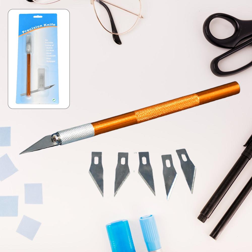 Precision Electronic Spices Cutting Knife With 5 Extra Sharp Blades (1 Set) - Application: As Per Product Requirement
