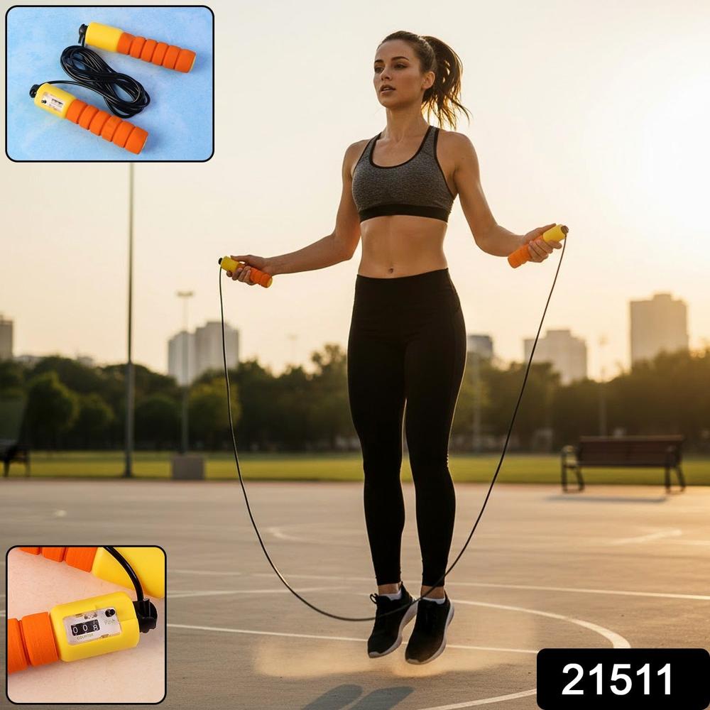 Adjustable Fitness Jump Rope (1 Pc)