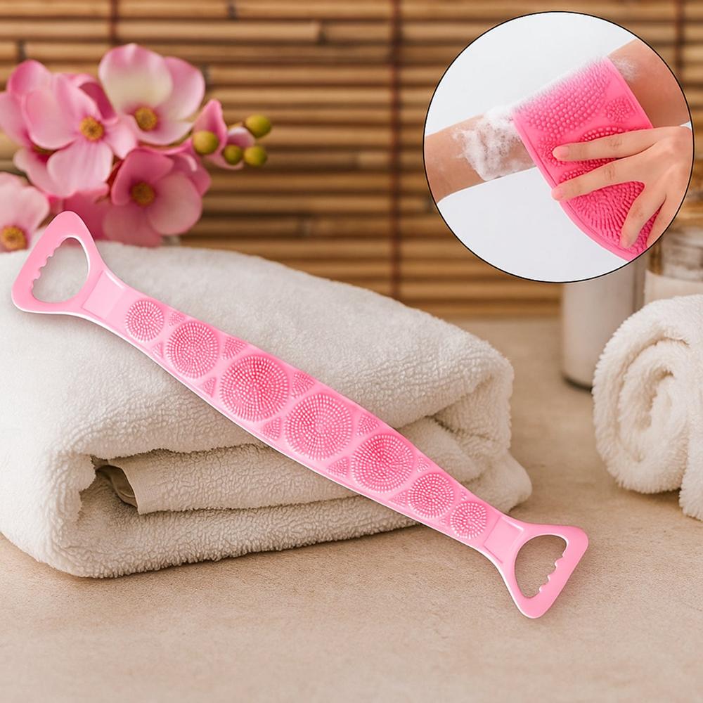 Premium Silicone Back Scrubber Belt Body Exfoliating Bath Brush - Age Group: As Per Product Requirement