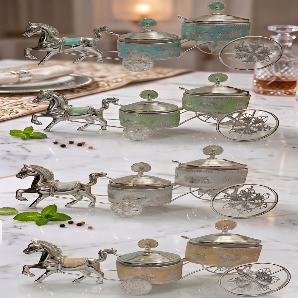 10 pcs ctn German Silver Carriage