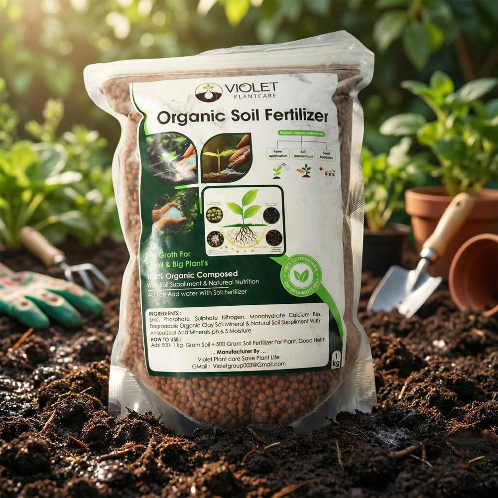 Red Organic Soil Fertilizer Granules (1 Kg Pack) - Application: As Per Product Requirement