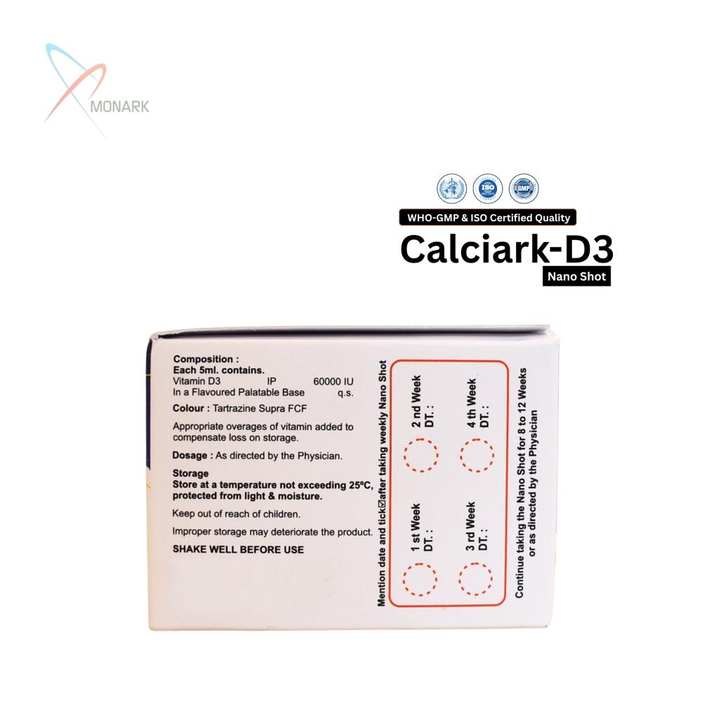 Cholecalciferol (Vitamin D3) 60,000 iu Oral solution (4 pcs pack) DRUG
