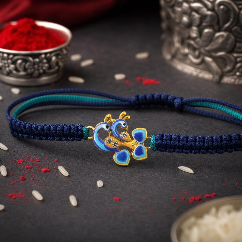Peacock Rakhi - Elegant, Traditional & Stylish for Brothers