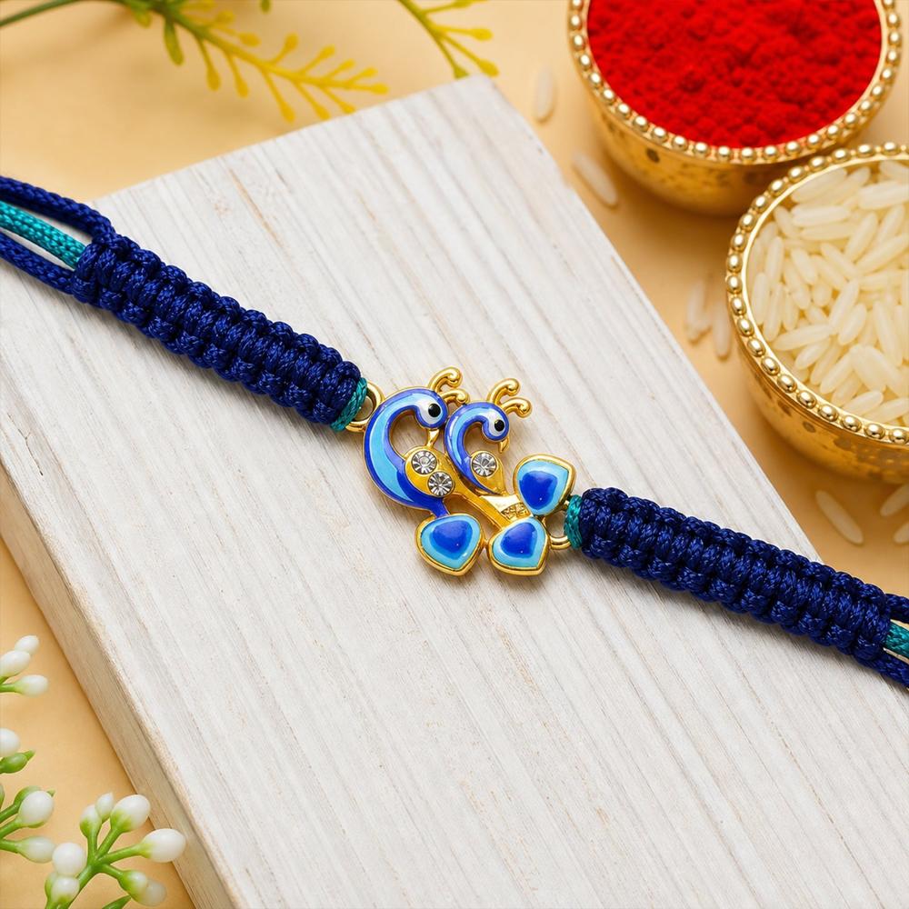 Peacock Rakhi - Elegant, Traditional & Stylish for Brothers