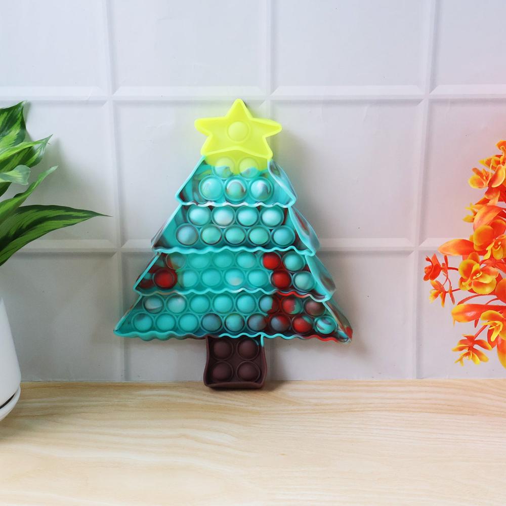 Premium Tree Shape Silicone Pop It Fidget Toy (1 Pc)