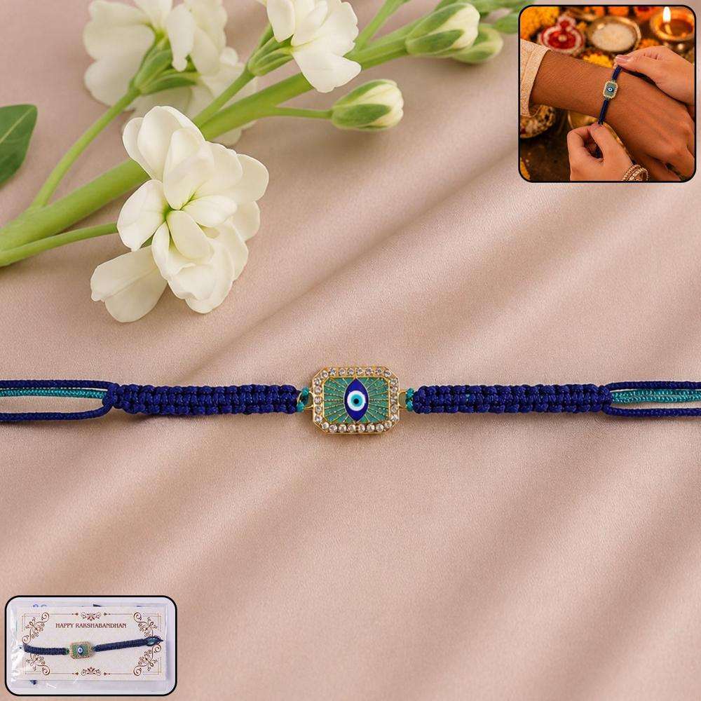 Evil Eye Rakhi - Elegant & Symbolic Brother & Sister Gift