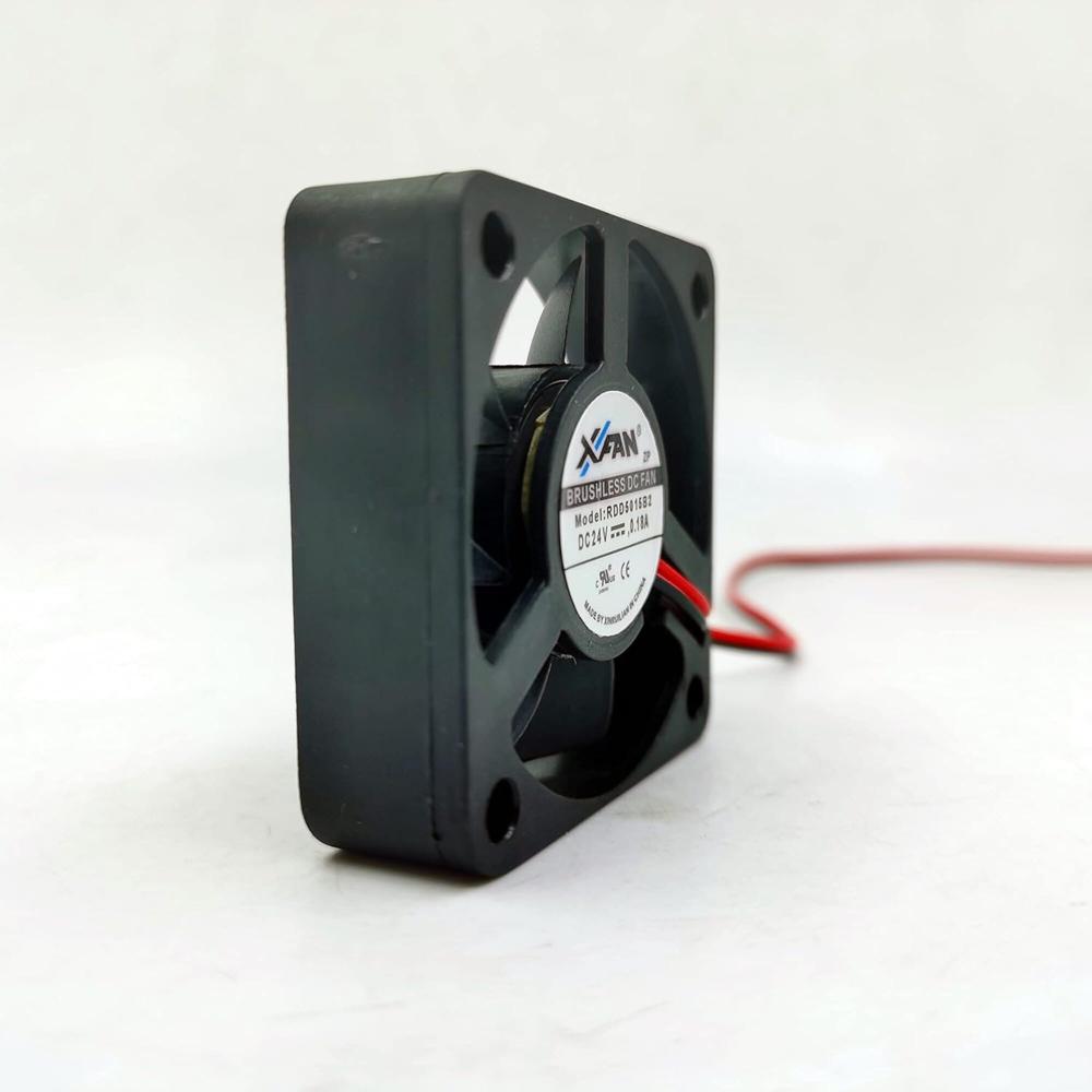 XINRUILLIAN RDD5015B2 24V DC 0.18A 5015mm Ball Bearing Industrial Axial Cooling Fan