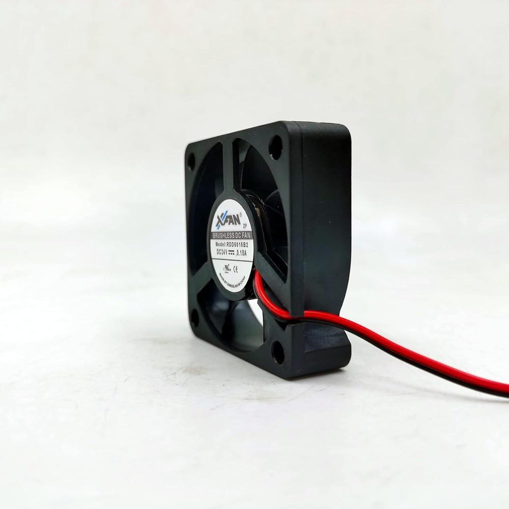 XINRUILLIAN RDD5015B2 24V DC 0.18A 5015mm Ball Bearing Industrial Axial Cooling Fan