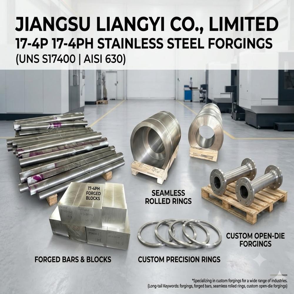 17-4PH UNS S17400  AISI 630  EN 1.4542 X5CrNiCuNb16 4 Forged Bars & Rings for Oil & Gas, Refinery, Power  API 6A 105K Sour Service  Jiangsu Liangyi