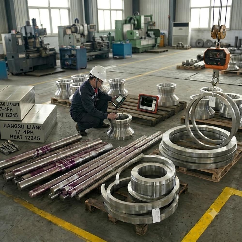 17-4PH UNS S17400  AISI 630  EN 1.4542 X5CrNiCuNb16 4 Forged Bars & Rings for Oil & Gas, Refinery, Power  API 6A 105K Sour Service  Jiangsu Liangyi