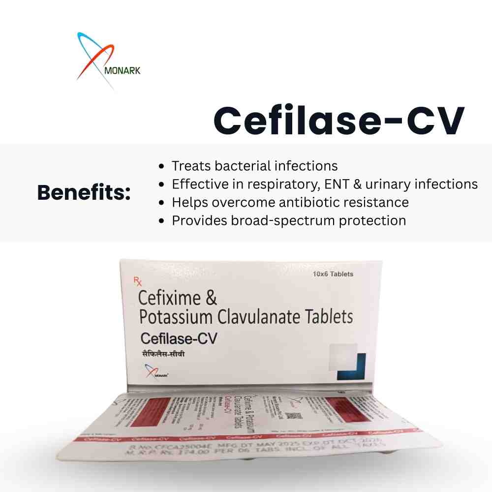 Cefixime And Potassium Clavulanate Tablets - Brand Name: Cefilase-cv