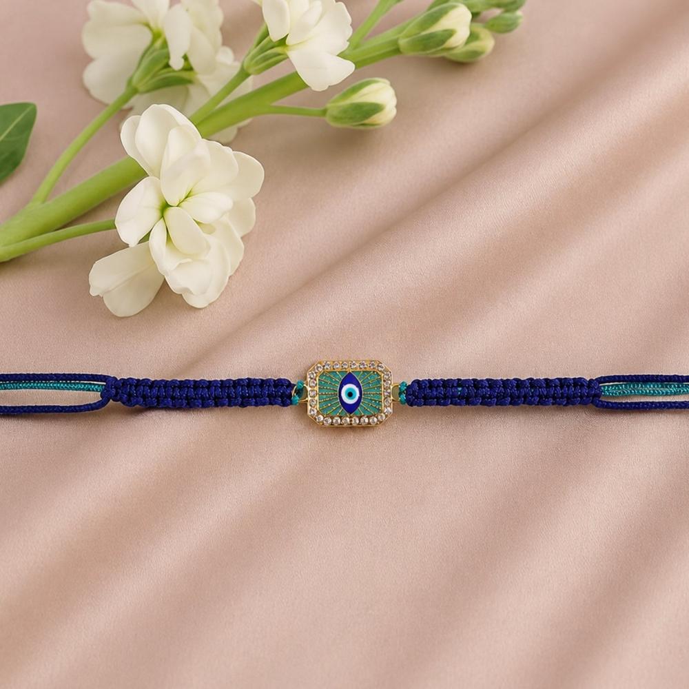 Evil Eye Rakhi - Elegant & Symbolic Brother & Sister Gift