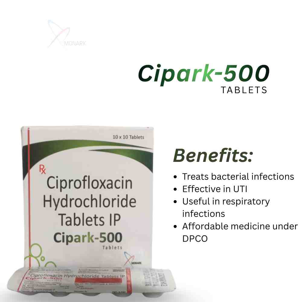 Ciprofloxacin Tablets I.p. - Brand Name: Cipark-500