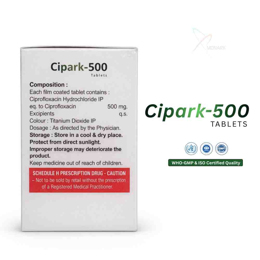 Ciprofloxacin Tablets I.p. - Brand Name: Cipark-500