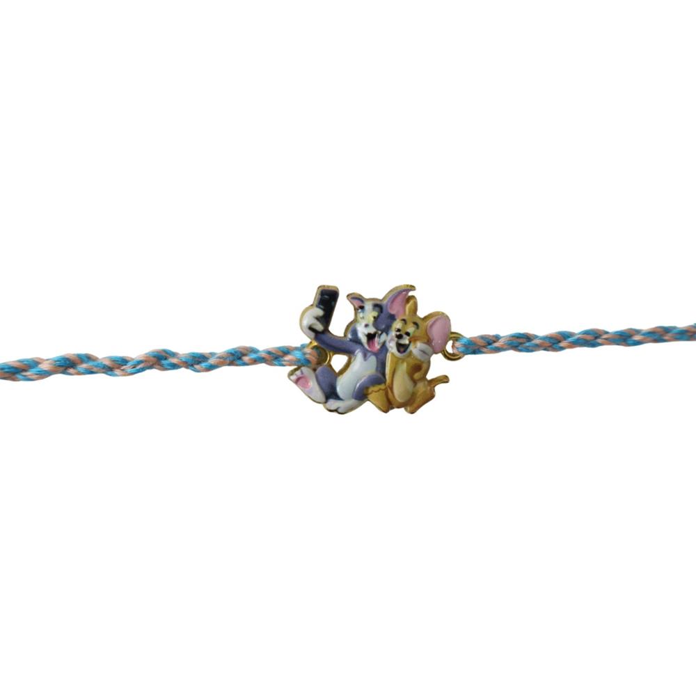Tom Jerry Rakhi - Lightweight Festive Design for Brother