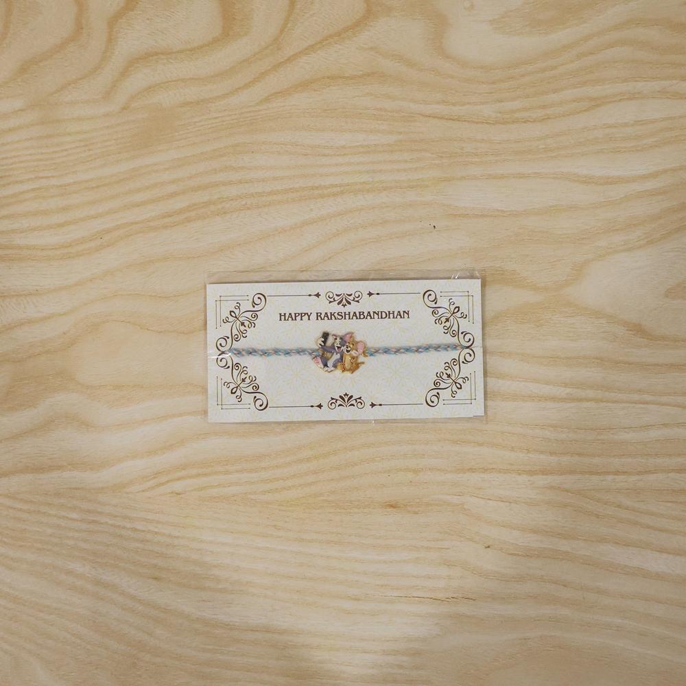Tom Jerry Rakhi - Lightweight Festive Design for Brother