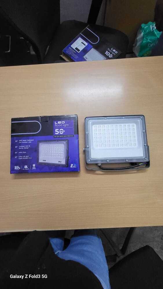 50w Led Hybrid Flood Light - Color: White