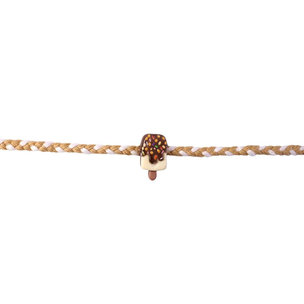 Chocolate Ice Cream Rakhi - Stylish & Comfortable for Brothers