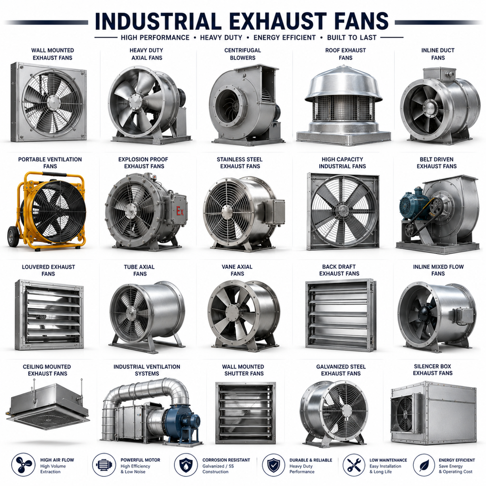 INDUSTRIAL FANS EXHAUST