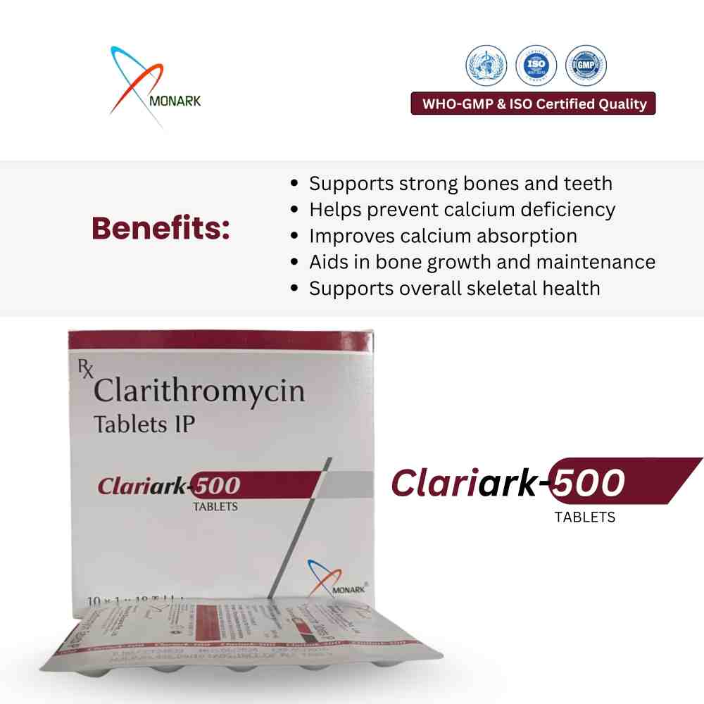 Clarithromycin Tablets Ip - Brand Name: Clariark
