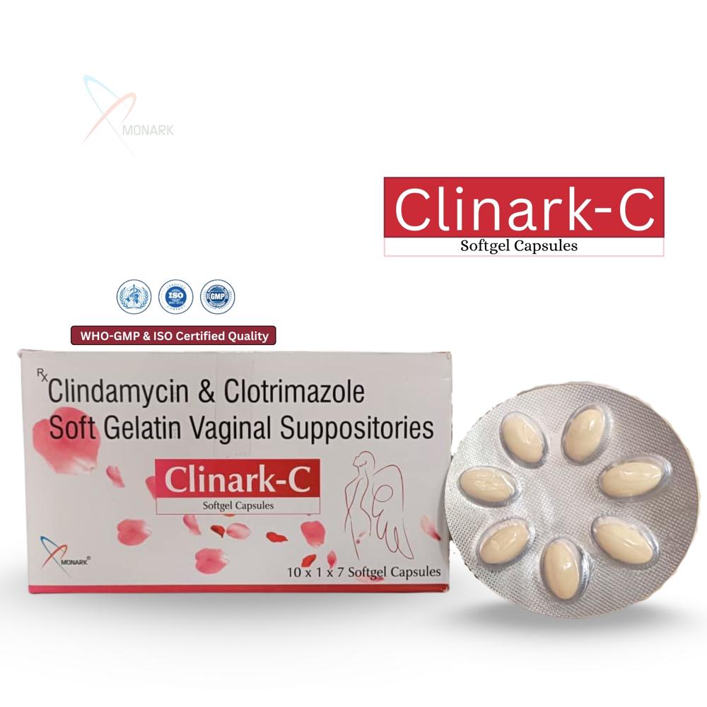 Clindamycin And Clotrimazole Soft Gelatin Vaginal Suppositories - Brand Name: Clinark C