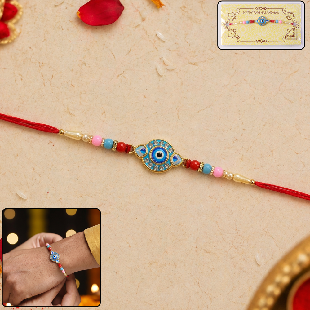 Evil Eye Rakhi - Stylish protection and good luck charm