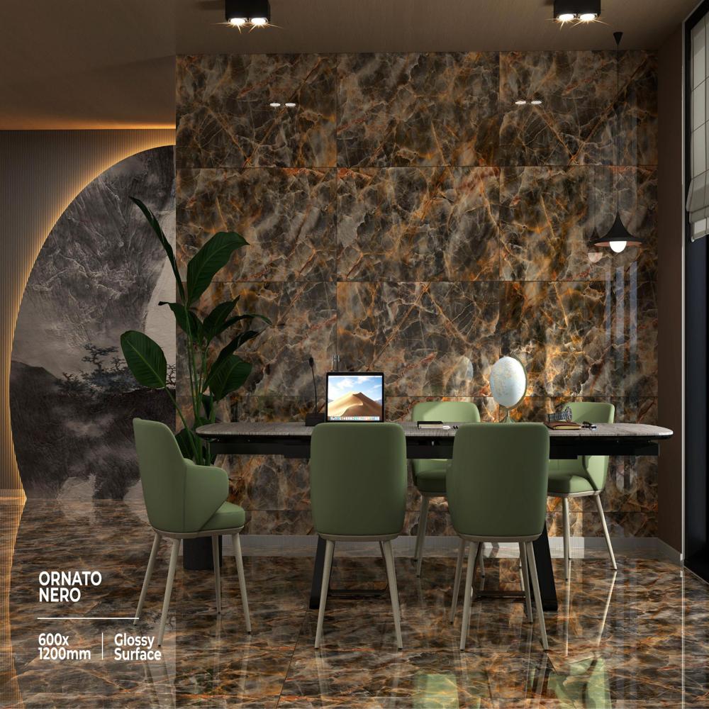 glossy vitrified tile