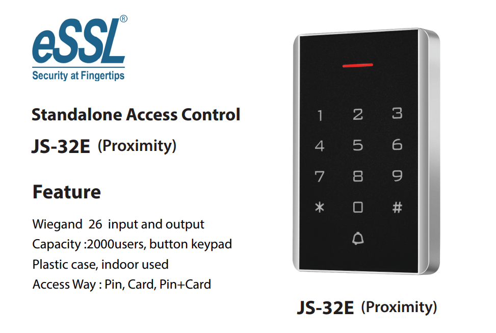 Js-32e (Standalone Access Control)