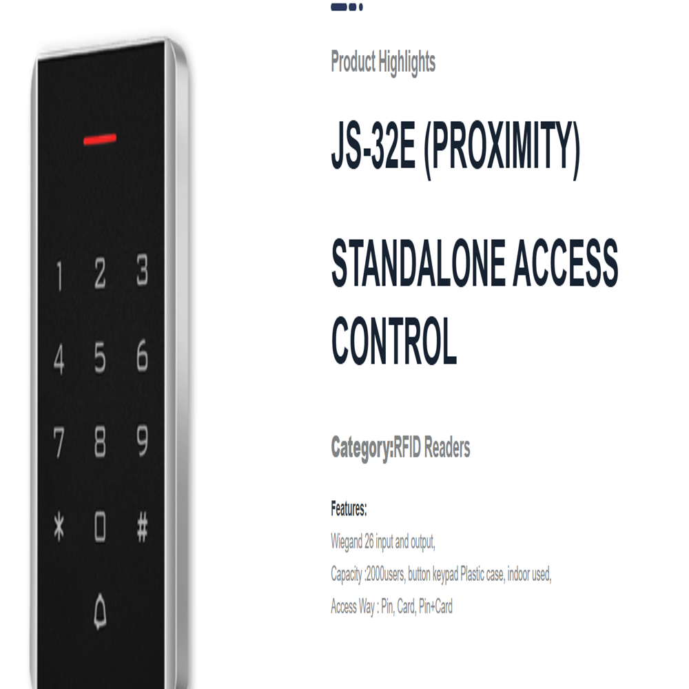 Js-32e (Standalone Access Control)
