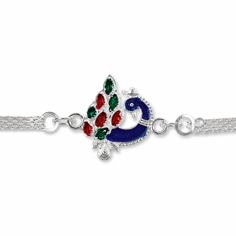 Peacock Design Rakhi, Traditional Elegance for Raksha Bandhan