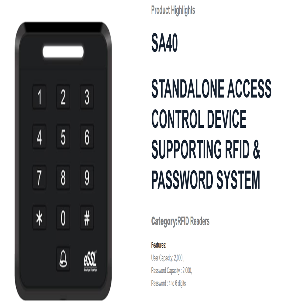 Essl Sa40b-m - Data Capacity: 2