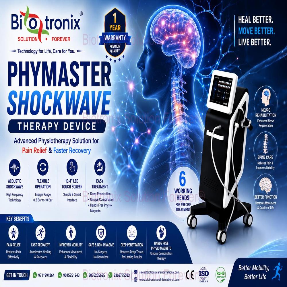 AIRSHOCK PRO Touch Screen Physiotherapy Shockwave Device