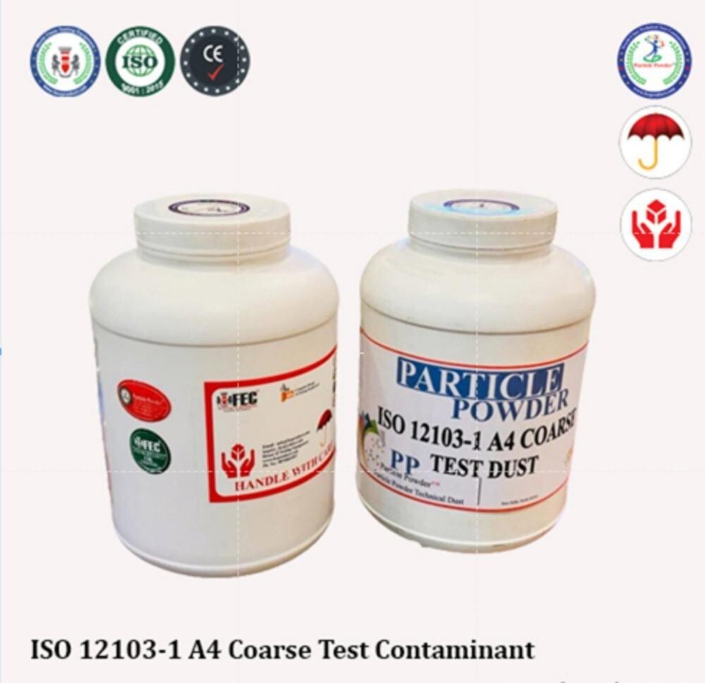 A4 Coarse Test Dust - Silica Mixture Light Grey Powder ISO 12103-1 A4 | Filter Testing Laboratory Calibration Air Purification
