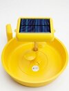 Solar-powered insect light trap
