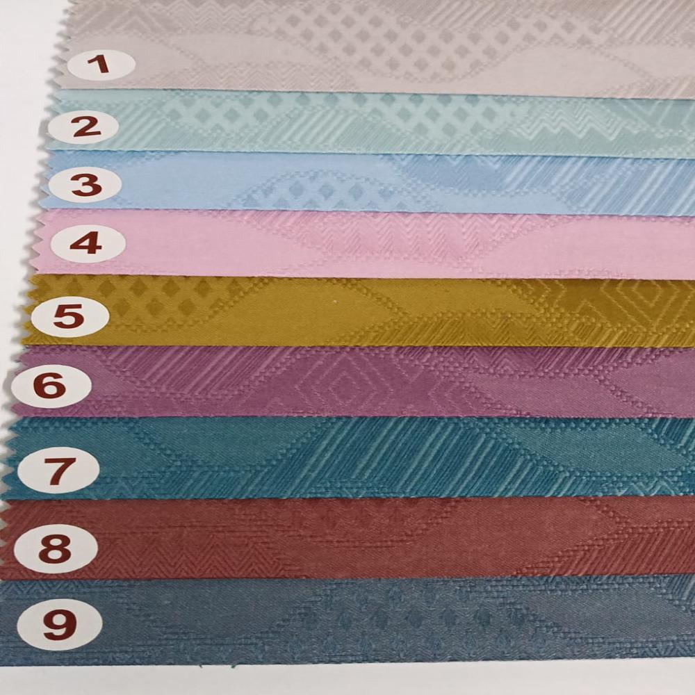 POLYCOTTON FLORAL JACQUARD SHIRTING FABRIC