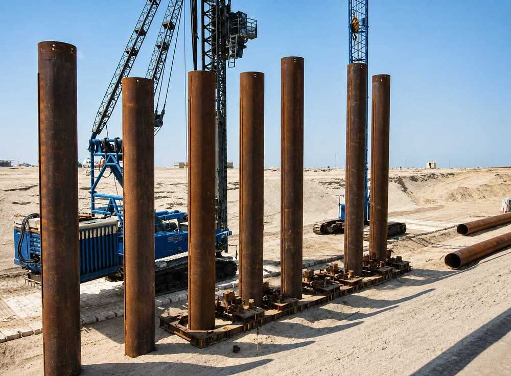 Industrial Piling Pipes