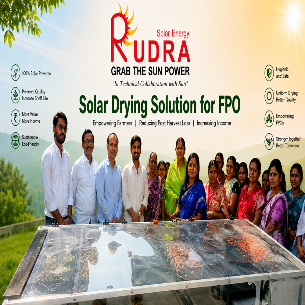 100 kg Solar Dryer