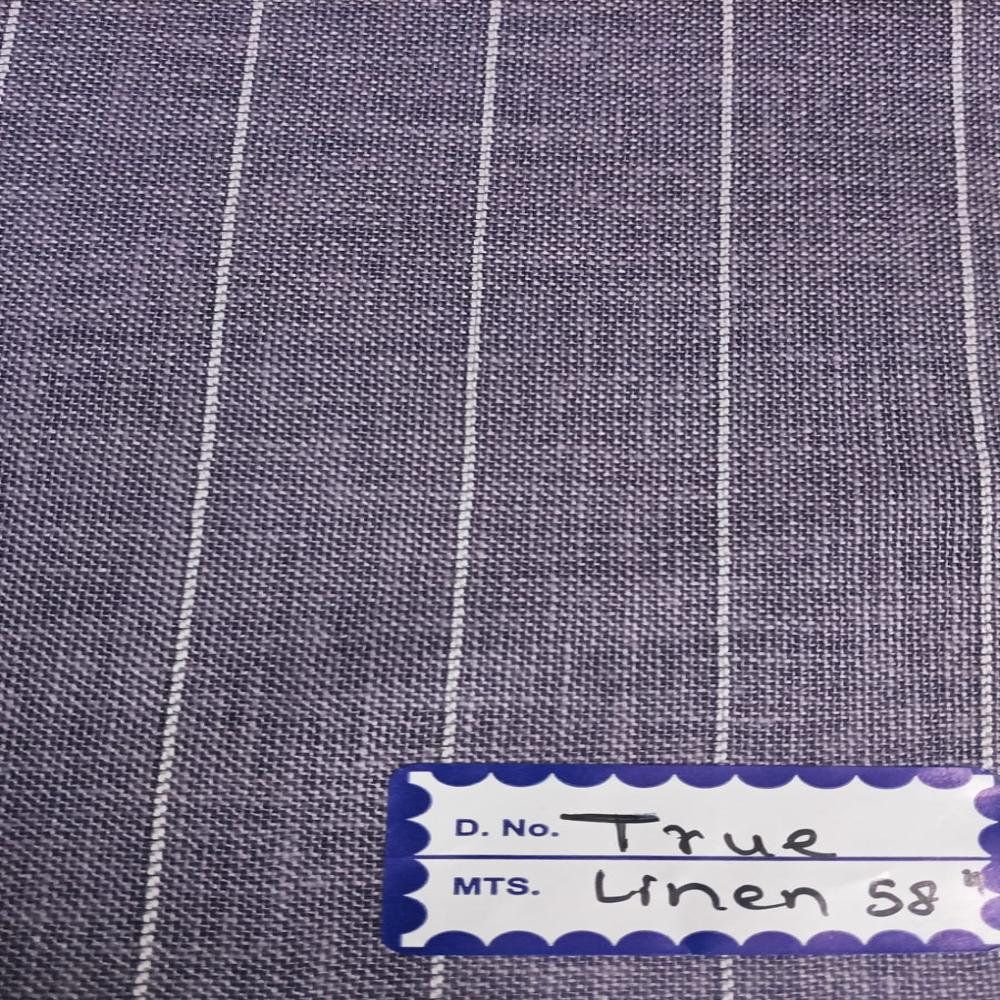 COTTON LINEN JACQUARD STRIPE FABRIC