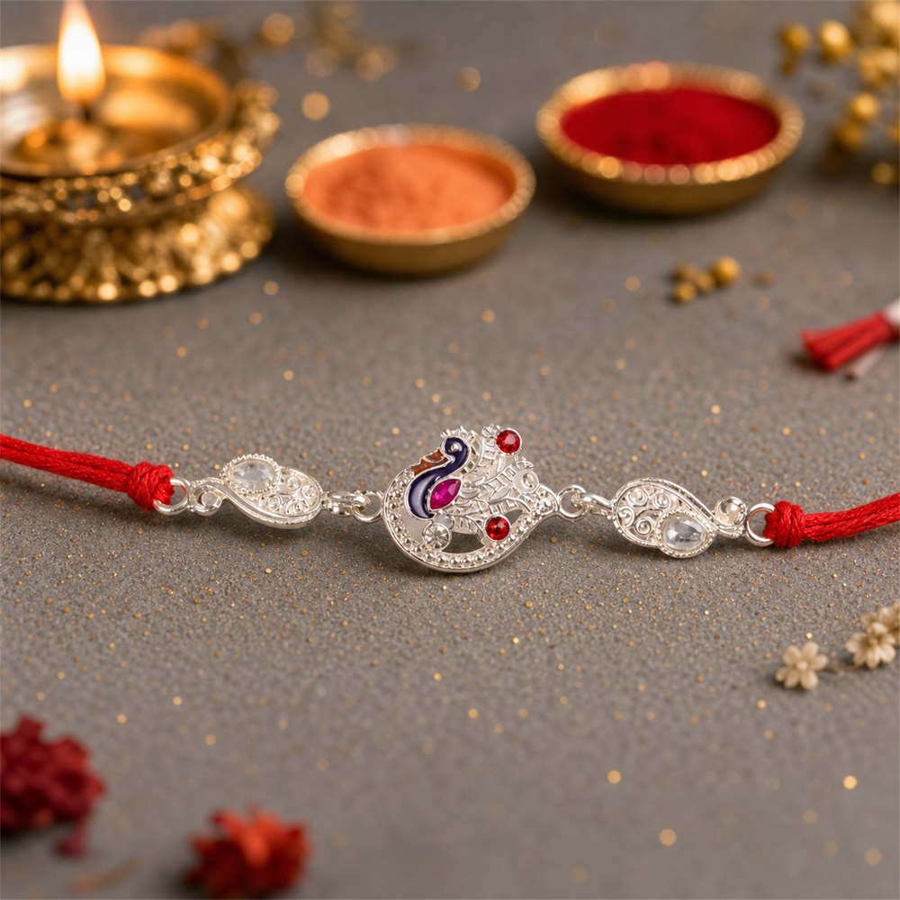 Rakhi - Traditional Brother & Sister Gift for Rakshabandhan