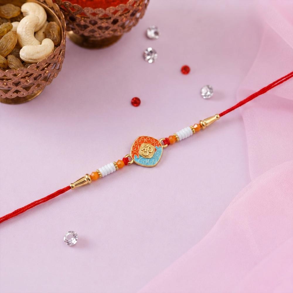 OM Symbol Rakhi - Traditional Style with Modern Elegance