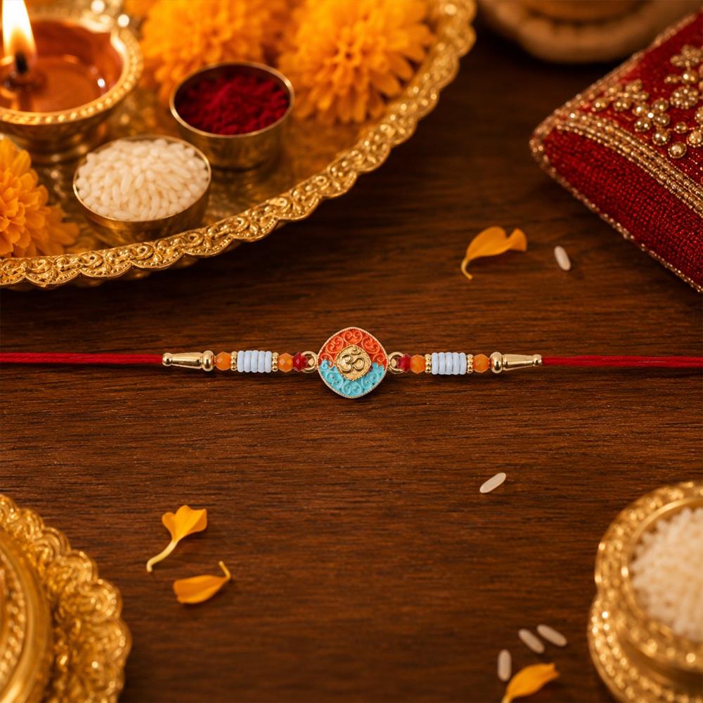 OM Symbol Rakhi - Traditional Style with Modern Elegance