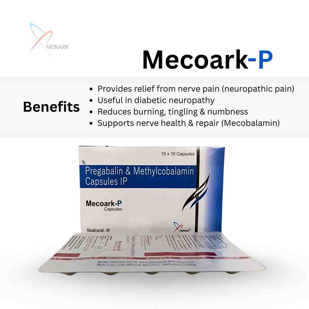 Pregabalin And Methylcobalamin Capsule Ip - Brand Name: Mecoark-p